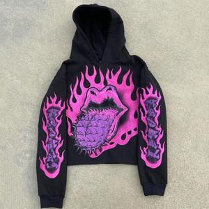 Expédition rapide, haute qualité, 100% coton, sweat-shirts Hip Hop Hell <span class=keywords><strong>Star</strong></span>, impression DTG, haute qualité, respirant, coupe ample décontractée, uni - Product Image 3