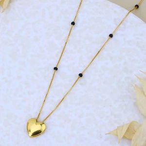 Mangalsutra con Diseño de Corazón para Mujer, Joyería India Tradicional Elegante, Collar Étnico de Moda para Novia, Accesorio para Boda - Product Image 1