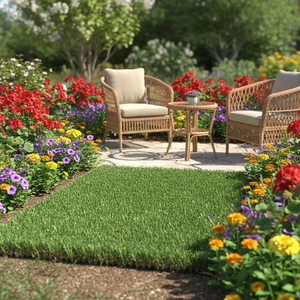 Haute qualité meilleurs <span class=keywords><strong>prix</strong></span> tapis <span class=keywords><strong>gazon</strong></span> synthétique jardin aménagement paysager herbe verte pelouse artificielle - Product Image 1