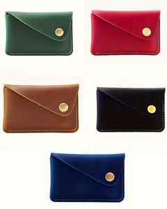 Porte-cartes de crédit créatif avec logo personnalisé, porte-cartes compact rétro, porte-monnaie multifonctionnel en PU de style vintage, cadeau - Product Image 2