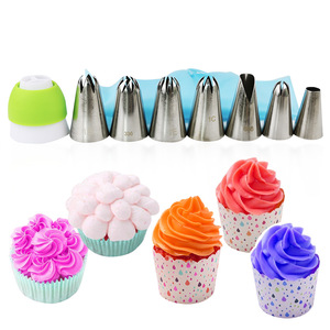Piping Tips 304 Stainless Steel Seamless Round Reusable For Butter Piping <b>Cake</b> <b>Decorating</b> <b>Supplies</b> - Product Image 3