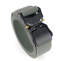Ceinture tactique en nylon personnalisé de haute qualité Sports de plein air boucle en métal à dégagement rapide