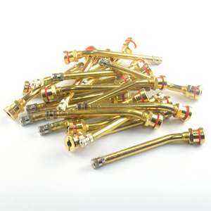 Válvula sin cámara V3-20-6 de cobre con boca americana para reparación y reemplazo de neumáticos de autobús y minibús - Product Image 2