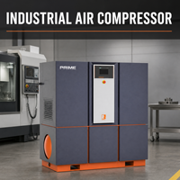 Compresseur d'air rotatif à vis stationnaire 11 kW 10 bars, écoénergétique avec sécheur d'air intégré pour usine de machines CNC