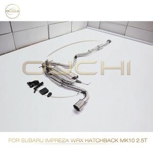 Sistema de Escape para Subaru <span class=keywords><strong>Impreza</strong></span> WRX <span class=keywords><strong>Hatchback</strong></span> MK10 2.5T, Acero Inoxidable con Válvula y Silenciador, Piezas de Alto Rendimiento para Auto - Product Image 3
