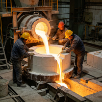 Corindon réfractaire coulé de haute pureté, Al2O3 96%, densité apparente 3.2, température de travail 1700°C, 50-100 Mpa, résistance au froid, fourni par l'usine