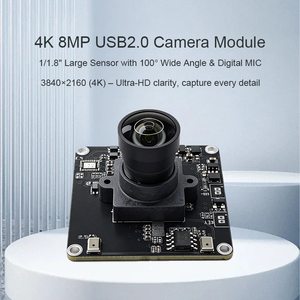 Módulo de Cámara IMX678 8MP 4K USB2.0 Tipo C, Salida MJPEG a 60fps, Micrófono DMIC Integrado, Amplio Campo de Visión de 100 Grados para Reconocimiento Facial - Product Image 1