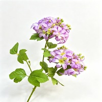 Fleur artificielle réaliste en tissu de soie, Jasmin Hortensia, tige faite à la main, décoration de style rustique pour mariage et Saint-Valentin, bouquet