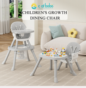 Chaise haute multifonctionnelle 5 en 1 pour bébé, plateau amovible, siège réglable, <span class=keywords><strong>tabouret</strong></span> pour tout-petit, table de jeu avec <span class=keywords><strong>ceinture</strong></span> de sécurité - Product Image 1
