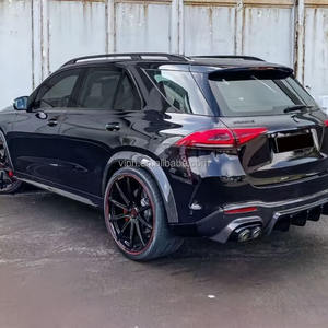 Pour GLE53 63SUV mise à niveau de 2019 à 2023 BS <span class=keywords><strong>Style</strong></span> Kit d'installation de becquet de corps large en Fiber de carbone - Product Image 5