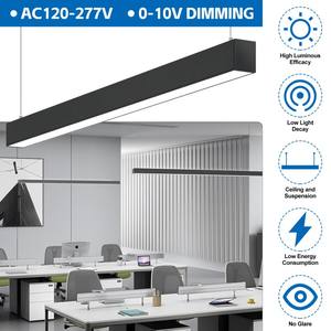 Lámpara de Techo Lineal LED de Aluminio de Alta Calidad de 50W 100W para Supermercado, 1.2m/2.4m (4 pies/8 pies), Luz Lineal Arquitectónica LED - Product Image 2