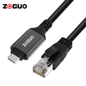 Câble Ethernet USB-C Type C <span class=keywords><strong>RJ45</strong></span> <span class=keywords><strong>Connect</strong></span>é Directement Gigabit LAN Tressé Haute Vitesse Gaine en PVC pour MacBook Pro Moniteur Lecteur DVD - Product Image 1