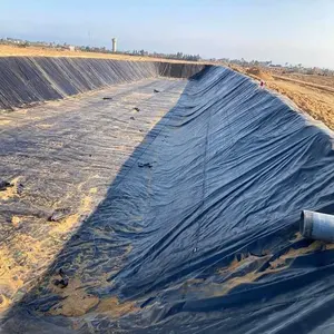 High Quality Underground Waterproofing Textured HDPE/ PVC Membrane 2mm Geomembrane For Landfill Liners