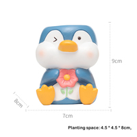 Pots de fleurs bonsaï d'intérieur plante Mini Animal jardin résine Pot de fleurs Pots de jardinière en plastique