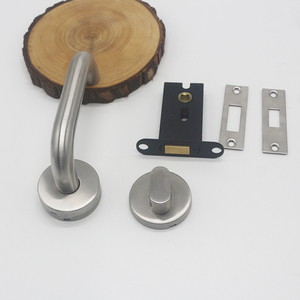 Porte Invisible En Acier Inoxydable 304 Demi Tirer Levier Poignée Serrure De Porte - Product Image 2