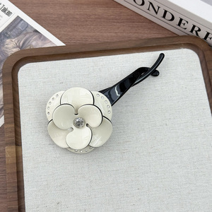 Pinza de Pelo Elegante Estilo Coreano con Camelias, Cristales y Flores de Estrás, Pinzas de Pelo Tipo Banana para Niñas, Accesorios para el Cabello de Moda para Mujeres - Product Image 5