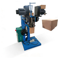 Machine à agrafer les cartons à fermeture supérieure et inférieure à clapet complet, de type compact et haute efficacité