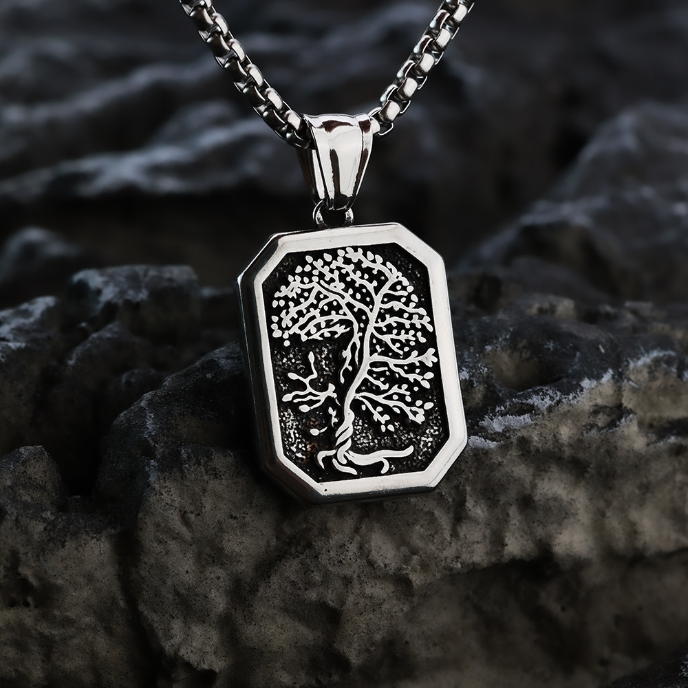 10407 stainless steel, color - with chain, 60cm