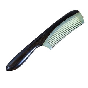Peigne en bois de santal violet et corne de mouton, grand peigne antistatique pour coiffure, usage domestique - Product Image 5