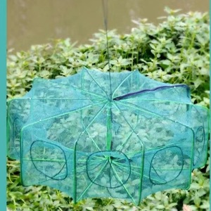 Portable pliant hexagonal octogonal crevettes poisson Cage carré <span class=keywords><strong>filet</strong></span> <span class=keywords><strong>de</strong></span> pêche attraper crevettes Cage loche Cage anguille <span class=keywords><strong>filet</strong></span> <span class=keywords><strong>de</strong></span> pêche - Product Image 6