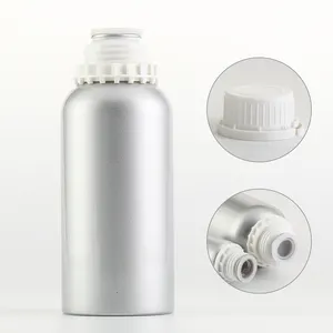 铝精油瓶100毫升150毫升200毫升500毫升1000毫升哑光黑色铝瓶包装