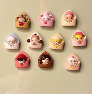 Mini Popmart POP BEAN Bubble Cute love Letter Series PVC Décorations Ornements Surprise Mystérieuse <span class=keywords><strong>Petite</strong></span> Boîte Aveugle - Product Image 5