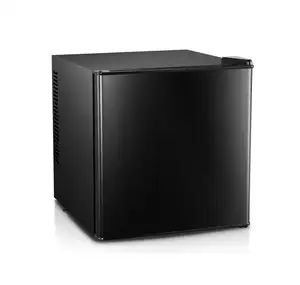 Cheap factory price mini fridge customized black color hotel room beverage drink cooler foam door small refrigerator