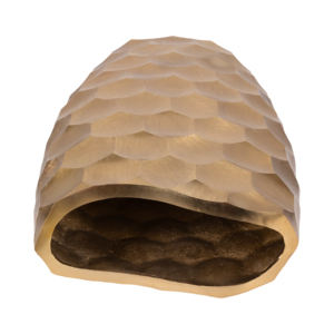 Vaso in metallo con design a nido d'ape, decorazione moderna per soggiorno, casa, camera da letto - Product Image 6