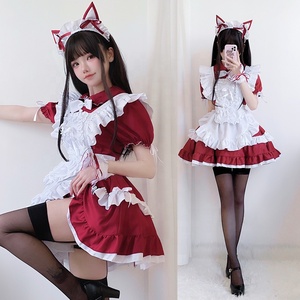 ชุดคอสเพลย์เจ้าหญิงสไตล์โกธิคสำหรับผู้หญิงชุดคอสเพลย์ขาวดำชุดเจ้าหญิงวิกตอเรียชุดอนิเมะน่ารัก - Product Image 2