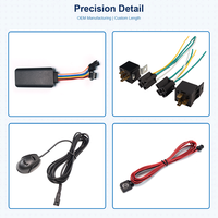 Kit complet de gestion de flotte intelligente P8-4G avec traceur GPS, faisceau de câbles, relais 30A, moniteur audio SOS et isolation PVC