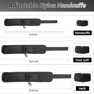 Adjustable Adult Sex Toy Set Spreader Bar BDSM <strong>Restraints</strong> Kit Handcuffs Ankle Cuffs <strong>Neck</strong> Collar Couples-Bondage Gear Metal - Product Image 6