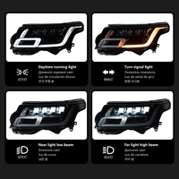 Pour Land Rover Range Rover L405 Phares 2013-2017 Ensemble de phares LED Améliorés Matrice DRL Clignotants Séquentiels