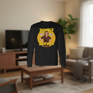 Debbie Downer Snl Camiseta negra de manga larga para adultos, talla pequeña - Product Image 3