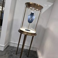 Vitrine à bijoux moderne avec éclairage LED pour utilisation en showroom