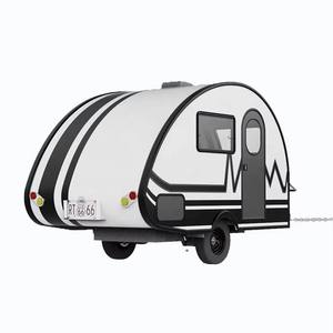 Remolque Pequeño Tipo Lágrima 4x4, Compacto, con Cabina para Dormir y Cocina Trasera, ENVÍO GRATUITO - Product Image 3