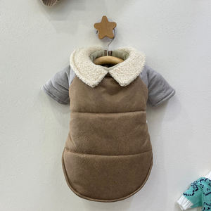 Manteau pour chien MOFFY en polyester, design classique moderne, toutes saisons, col rabattu, lavable, durable, respirant, blocs de couleur - Product Image 4