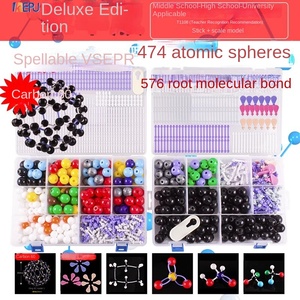 Modelo de Estructura Molecular de Química Orgánica con Bolas <span class=keywords><strong>y</strong></span> Varillas, Juego Completo para Secundaria <span class=keywords><strong>y</strong></span> Preparatoria, Esferas Atómicas en Proporción - Product Image 2