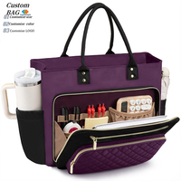 Sac à main pour femme en polyester avec motif de lettres, grand format, sacoche d'affaires, sac à main pour ordinateur portable, sac fourre-tout, style tendance, sac à main pour infirmière, enseignant