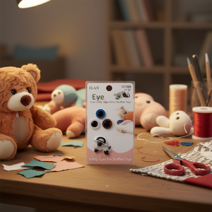Ojos de seguridad Ilan Eye For Crafts de 8 mm, 18 piezas, para peluches - Product Image 3