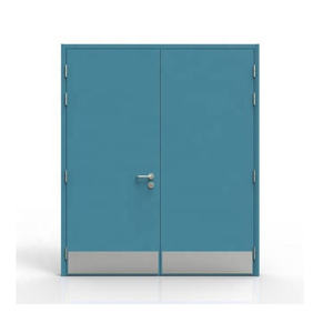 Puertas Cortafuego Comerciales de Nuevo Diseño, Acabados Personalizables, Certificación CE, Construcción Moderna de Acero para Supermercados y Apartamentos - Product Image 4