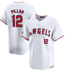 2025 hommes grande taille Los Angeles maison limitée maillot chemises de baseball uniformes brodés blancs personnalisés avec Logos cousus - Product Image 4