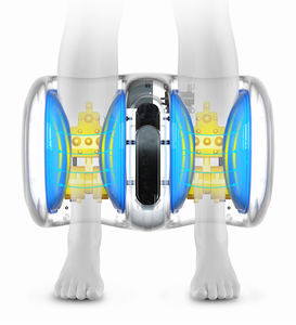 Электрический массажер для ног и икр с шиацу, функцией подогрева, разминания, воздушно-компрессионного массажа и роликовым массажером для стоп - Product Image 5