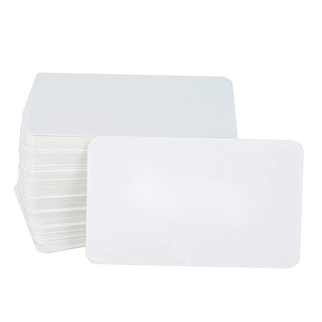 Custom Plastic PETG PVC NFC Card Printable Blank Social Media NFC Contactless Cards RFID Smart Chip Card