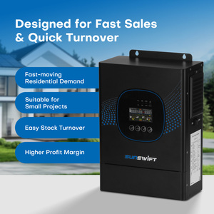 <span class=keywords><strong>ราคา</strong></span>โรงงานที่ดีที่สุด อินเวอร์เตอร์พลังงานแสงอาทิตย์ 1.5KW 2.5KW 12V คลื่นไซน์บริสุทธิ์ อินเวอร์เตอร์ไฮบริดสำหรับเก็บพลังงาน - Product Image 1