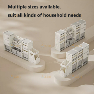 Estante de Almacenamiento de Juguetes para Niños Ecológico de HDPE, Diseño de Auto, Mueble de Almacenamiento Modular Multifuncional para Guardería - Product Image 3