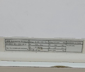 DCS800S010900050 DCS800-S01-0900-05-0 900A 500V ไดรฟ์ตัวควบคุมความเร็วแบบแปรผันสำหรับ PLC ระบบอัตโนมัติทางอุตสาหกรรม - Product Image 4
