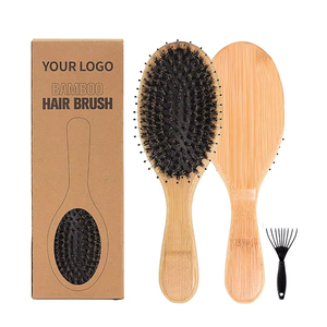 <span class=keywords><strong>Brosse</strong></span> à cheveux écologique antistatique pour le soin des cheveux, démêlante, massante du cuir chevelu, <span class=keywords><strong>en</strong></span> poils <span class=keywords><strong>de</strong></span> <span class=keywords><strong>sanglier</strong></span> mélangés à du nylon, avec coussin d'air doux - Product Image 1