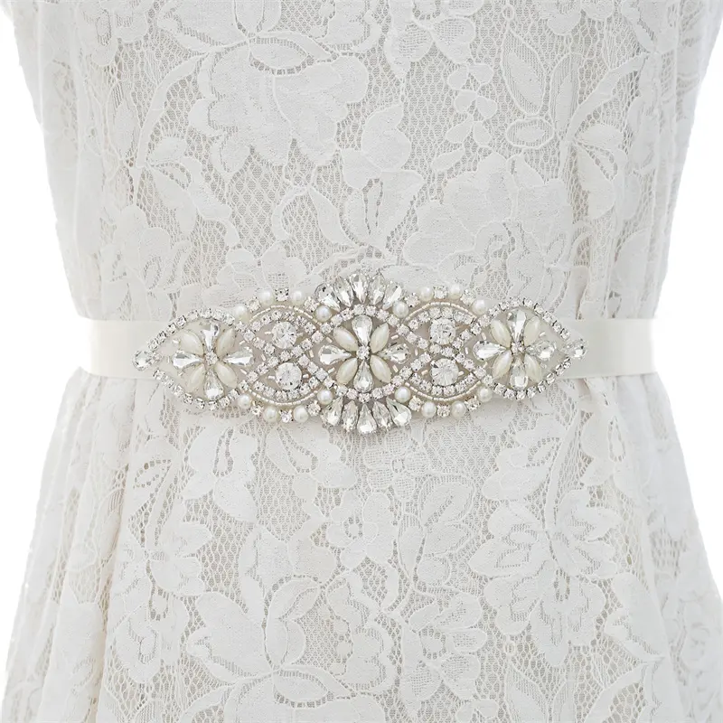 Fashion Wedding Accessories Bridal Belt Handmade Rhinestone Wedding Belt For Bride