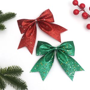 Dekorasi Pohon Natal Bintang Berkilau Emas Buatan Tangan Impor 9cm X 10cm Pita Hiasan Gantung Pesta - Product Image 3