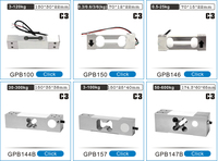 GPB151 celda de carga de un solo punto 200kg Sensor 300kg de peso celda de pesaje para báscula de plataforma celda de carga en miniatura 60kg